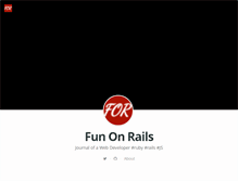 Tablet Screenshot of funonrails.com